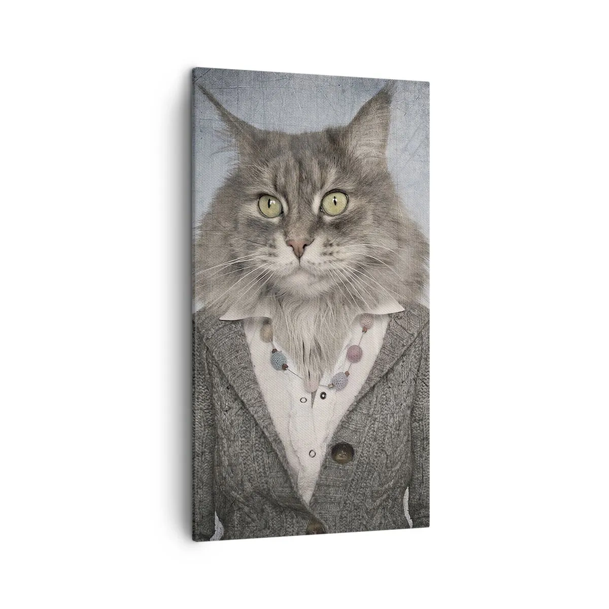 Quadro em tela - A pele animal está de volta à moda - 45x80 cm