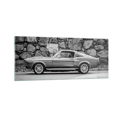 Quadro em vidro - Lenda dos anos 60 - 100x40 cm
