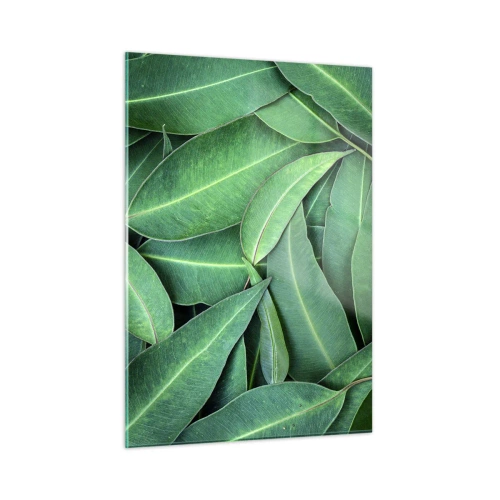 Quadro em vidro - Suculentas e frescas - 50x70 cm