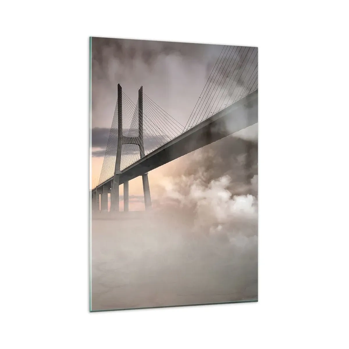 Quadro em vidro - No rio que não existe - 80x120 cm