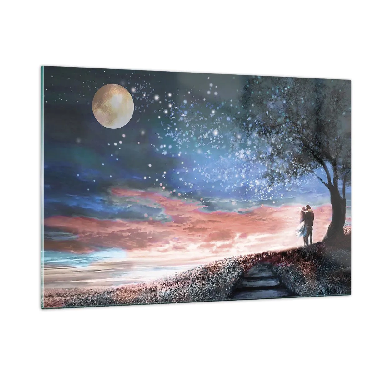Quadro em vidro - Espetáculo estrelado - 120x80 cm