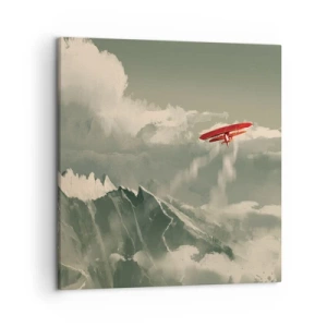 Quadro em tela - O pioneiro destemido - 50x50 cm