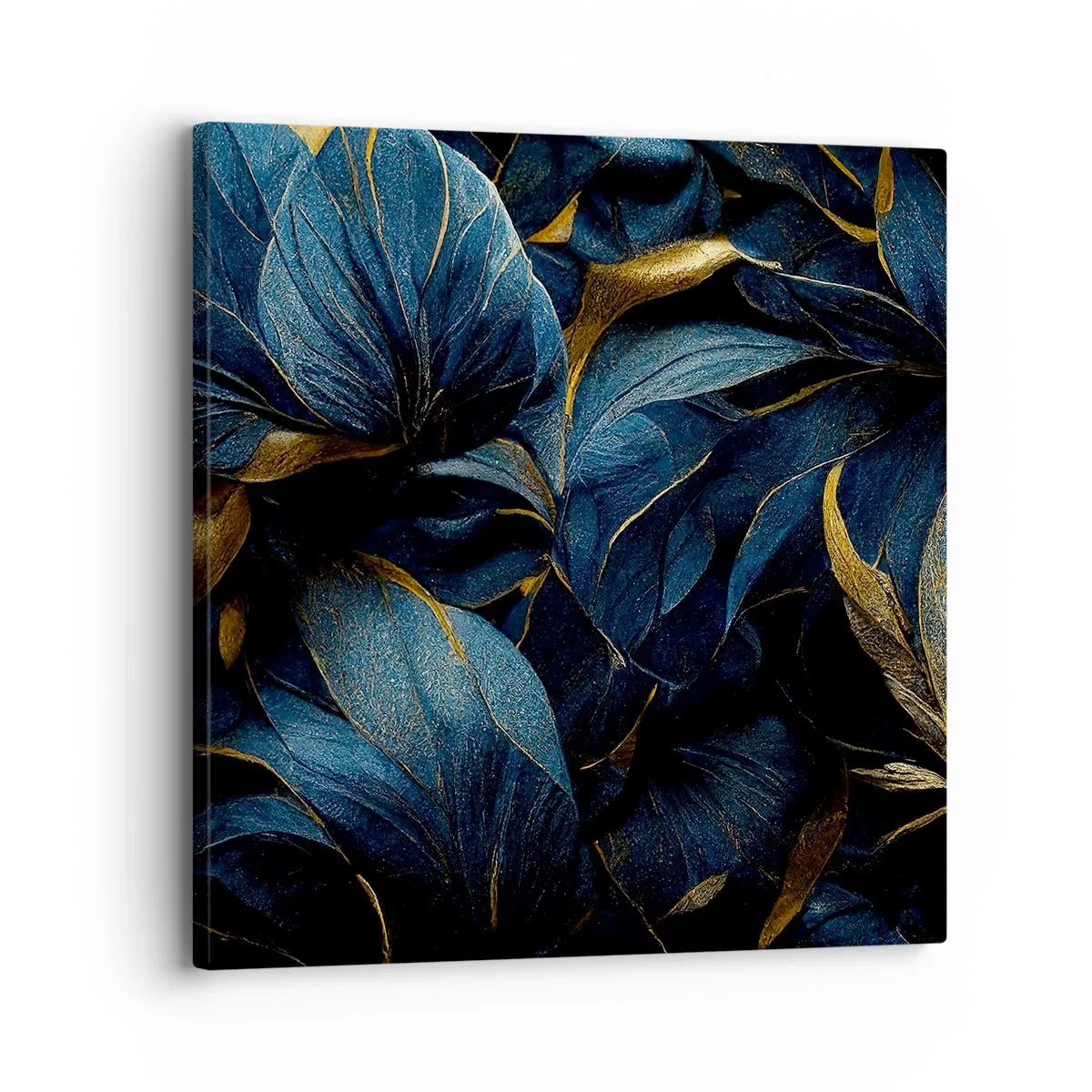 Quadro em tela - Forrado com ouro - 30x30 cm