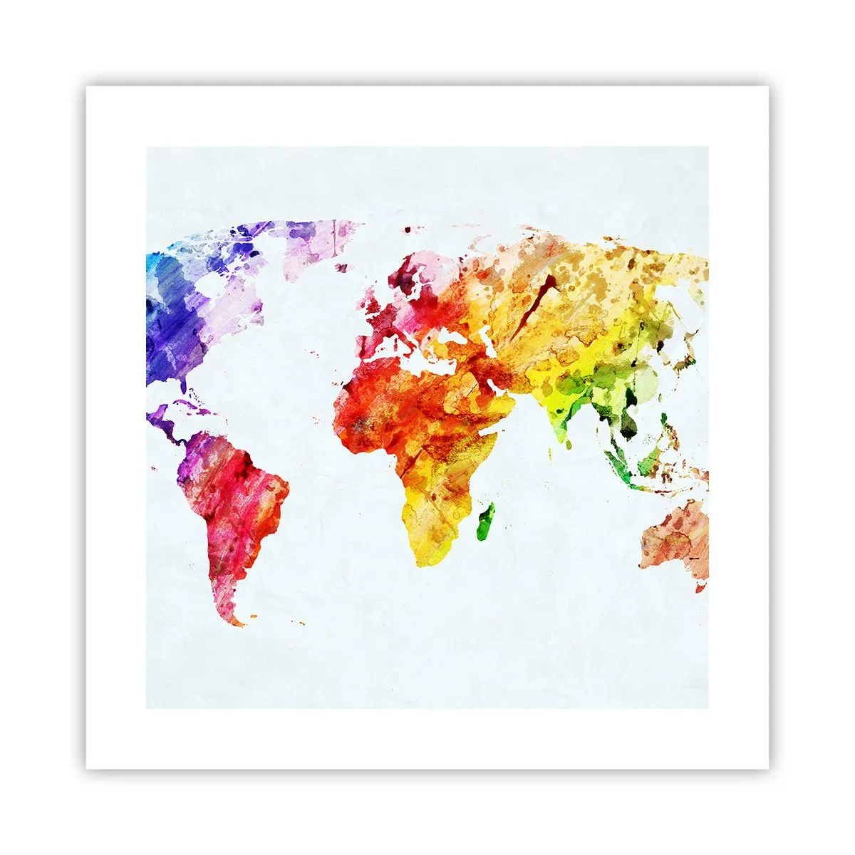 Pôster - Todas as cores do mundo - 40x40 cm