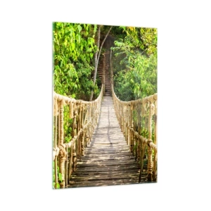 Quadro em vidro - Suspenso na vegetação - 50x70 cm