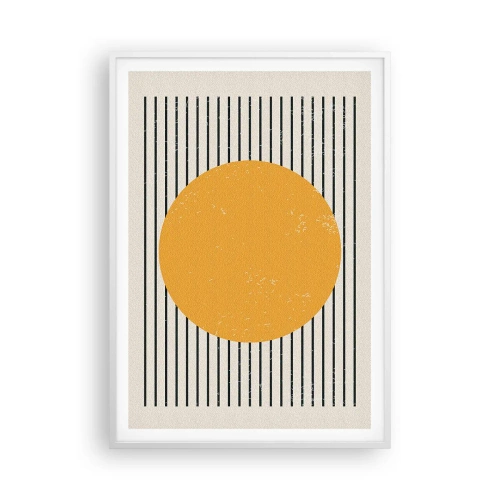 Pôster em moldura branca - O poder da simplicidade - 70x100 cm