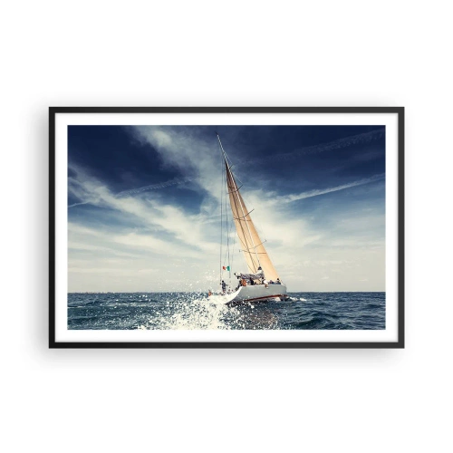 Pôster com moldura preta - Não nos alcançarão! - 91x61 cm