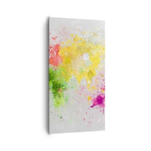 Quadro em tela - Todas as cores do mundo - 65x120 cm