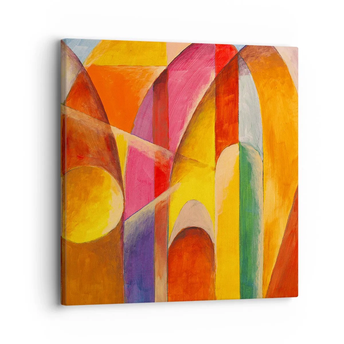 Quadro em tela - Catedral do Sol - 30x30 cm