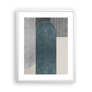 Pôster em moldura branca - Composição ao nível - 40x50 cm
