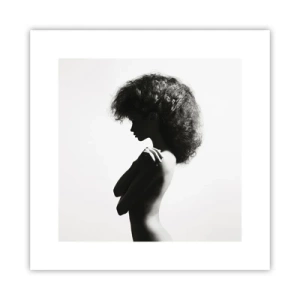 Pôster - Como uma flor em um caule fino - 30x30 cm