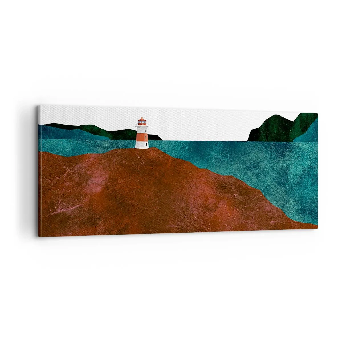 Quadro em tela - Olhando para o mar - 100x40 cm