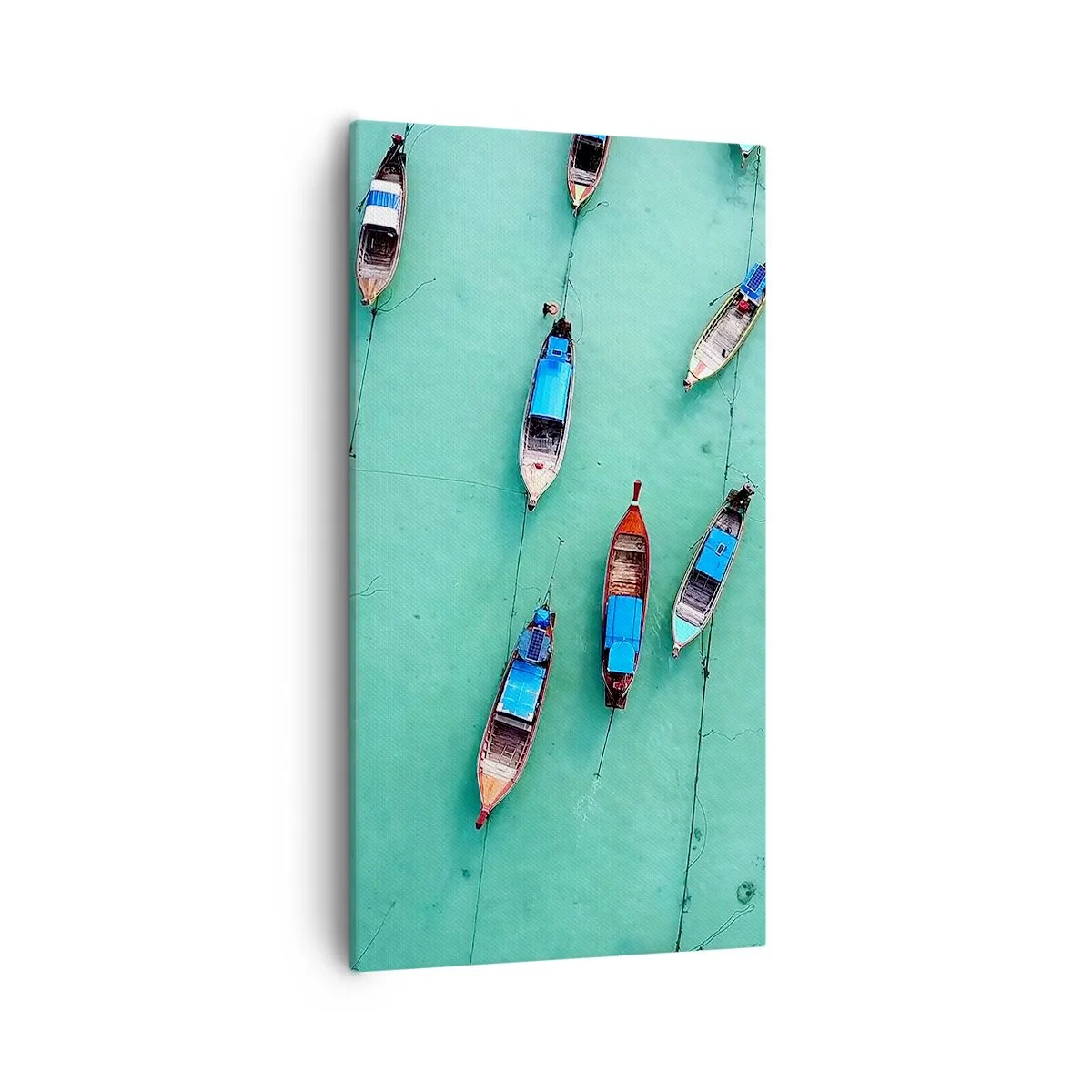 Quadro em tela - Na alegre expectativa - 55x100 cm