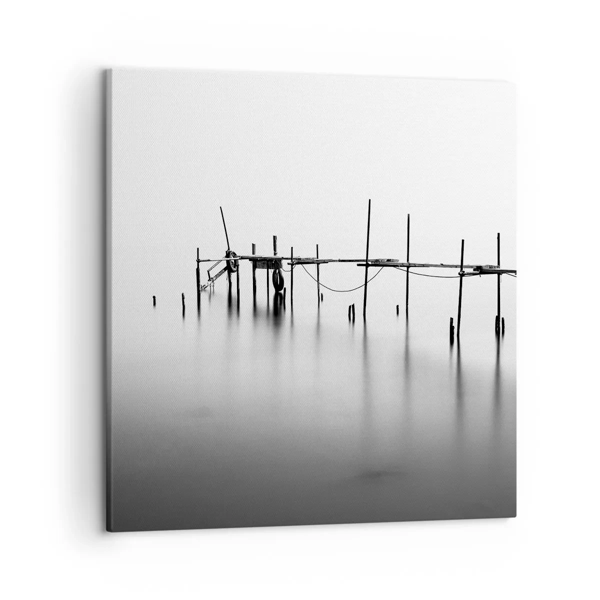 Quadro em tela - E se o mundo não existe? - 50x50 cm