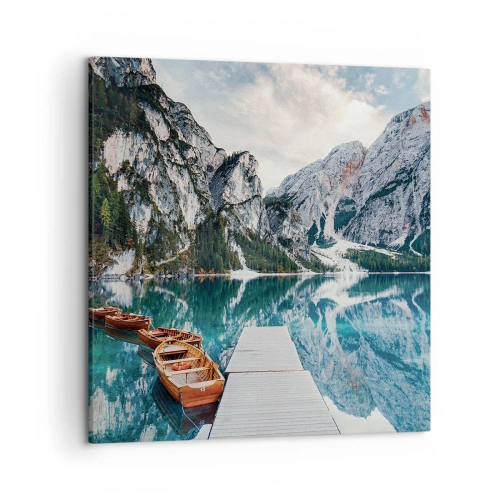 Quadro em tela - Vamos mostrar-lhe a beleza - 50x50 cm