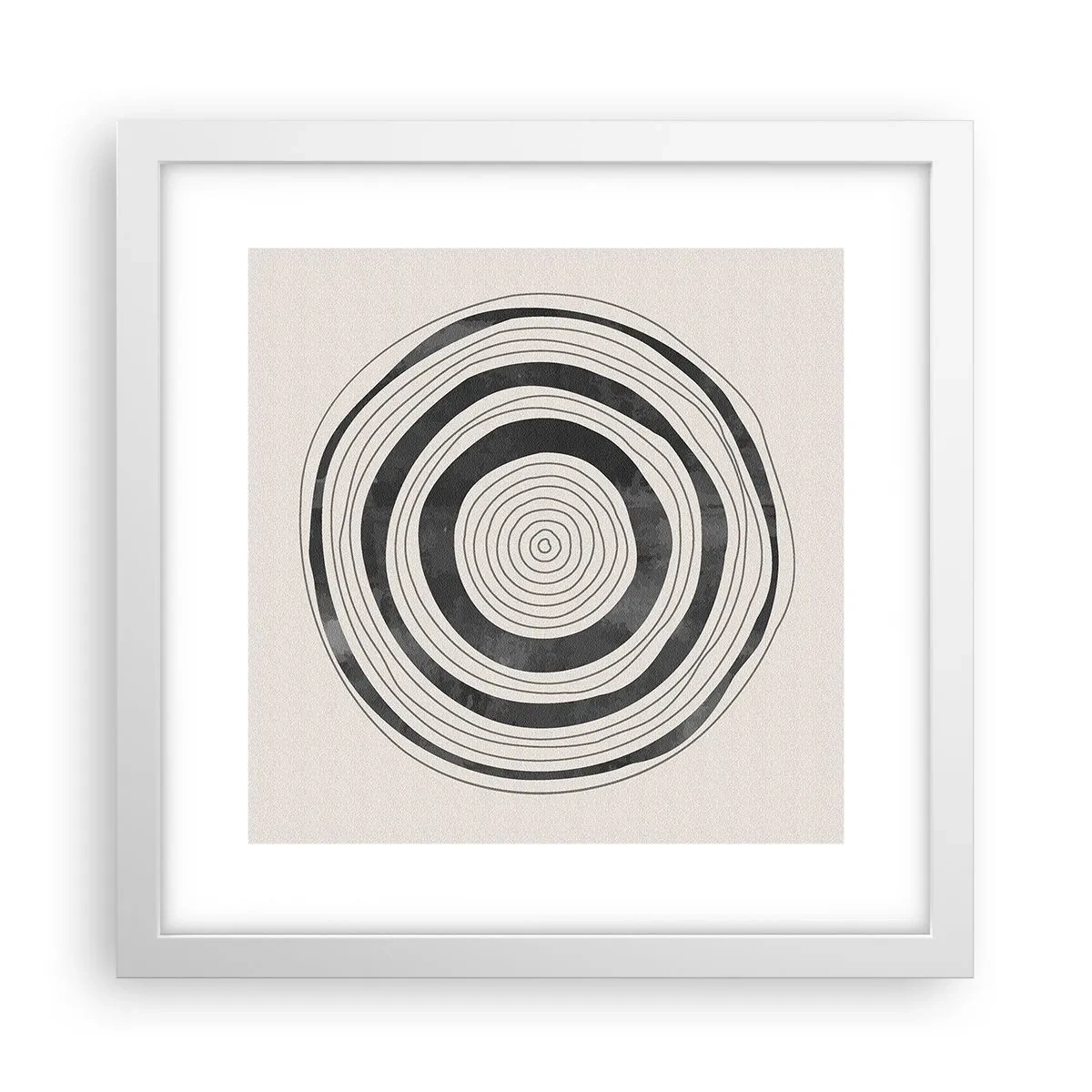 Pôster em moldura branca - Importante é o que há no caminho - 30x30 cm