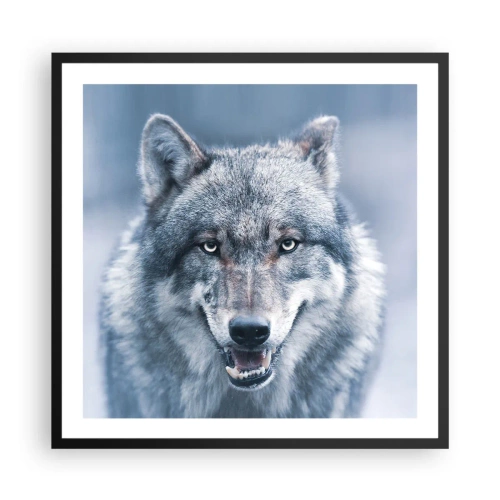 Pôster com moldura preta - Vai aceitar o desafio? - 60x60 cm