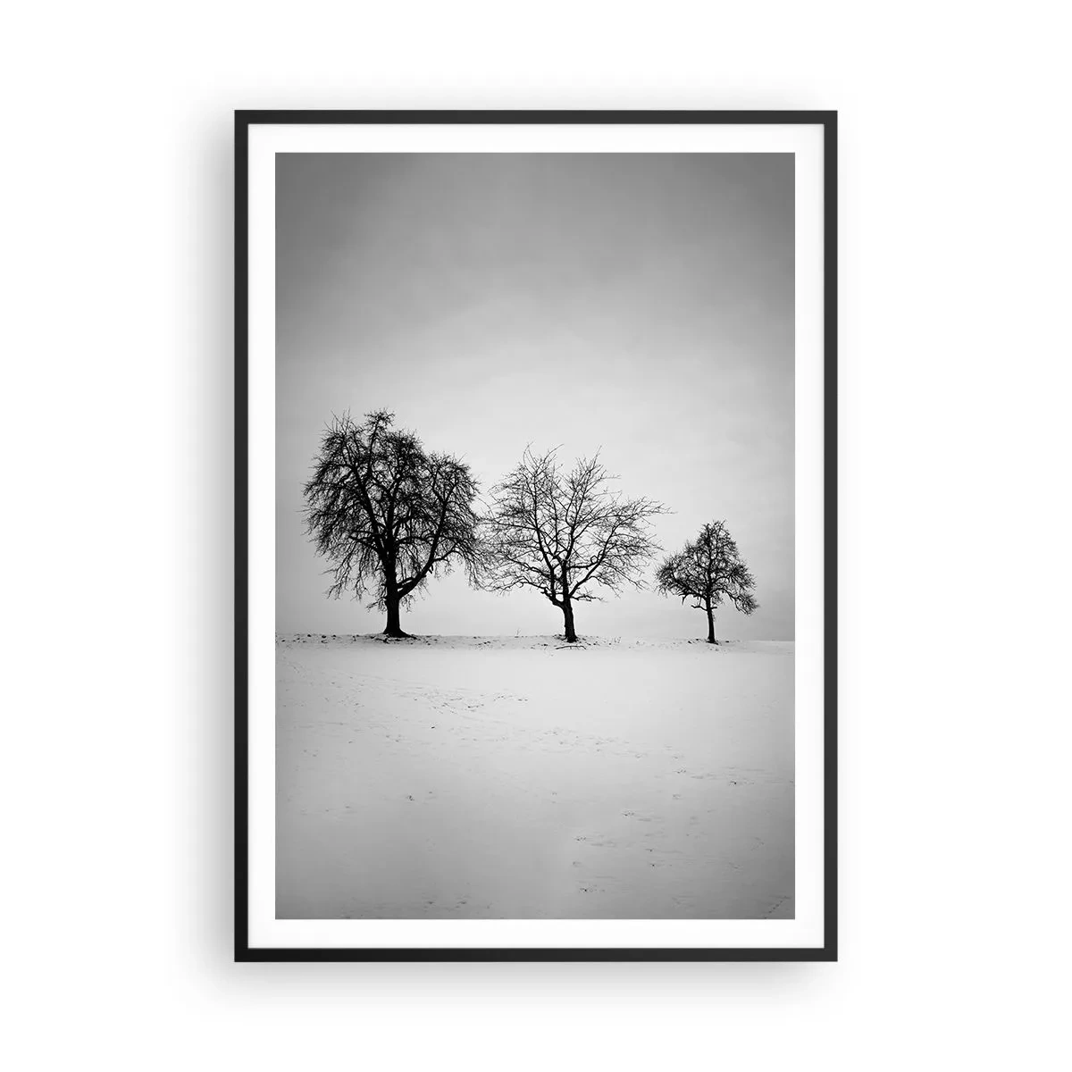 Pôster com moldura preta - Com que sonham elas? - 70x100 cm