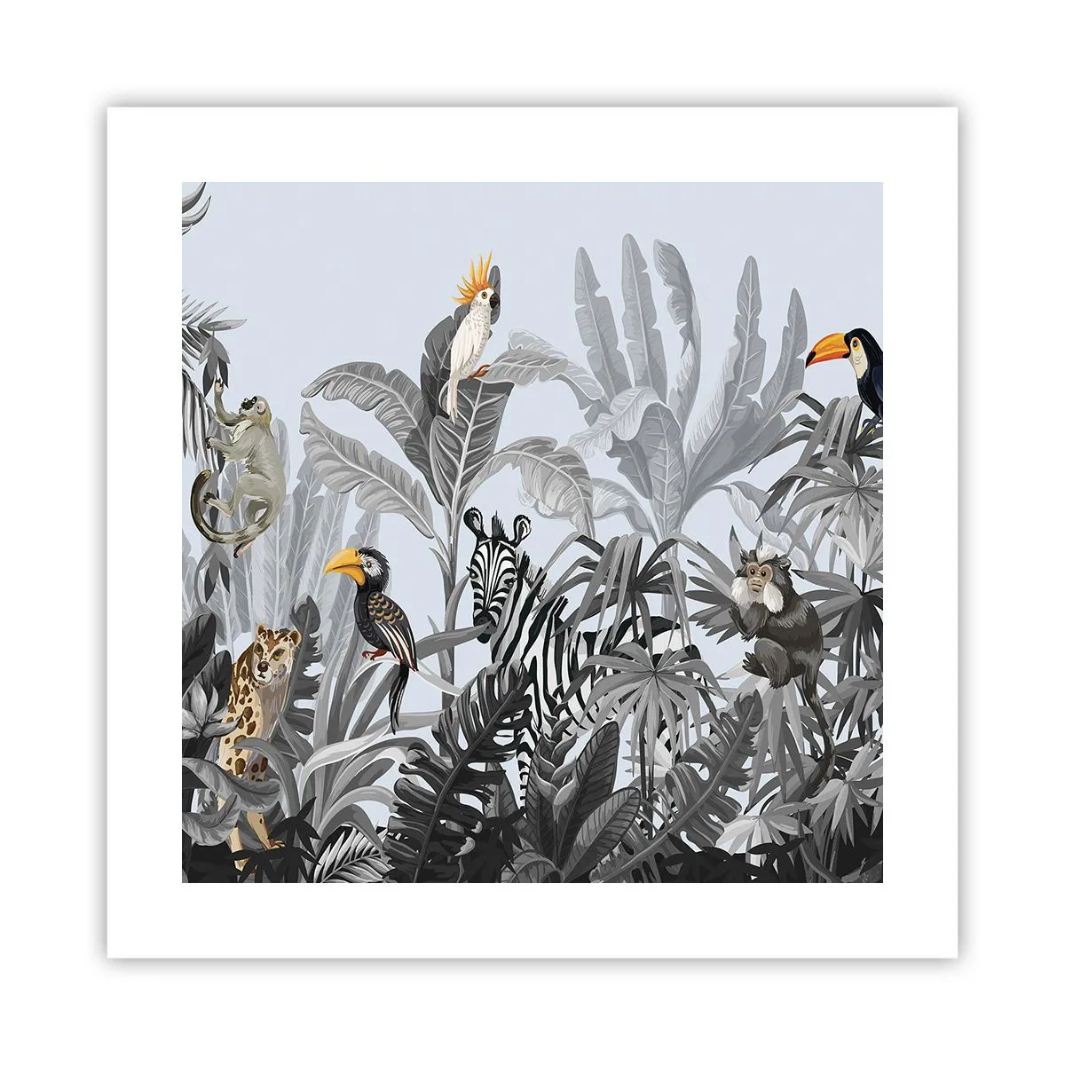 Pôster - Conto de fadas africano - 40x40 cm