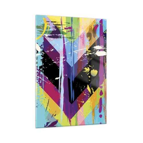 Quadro em vidro - De cima para baixo - 50x70 cm