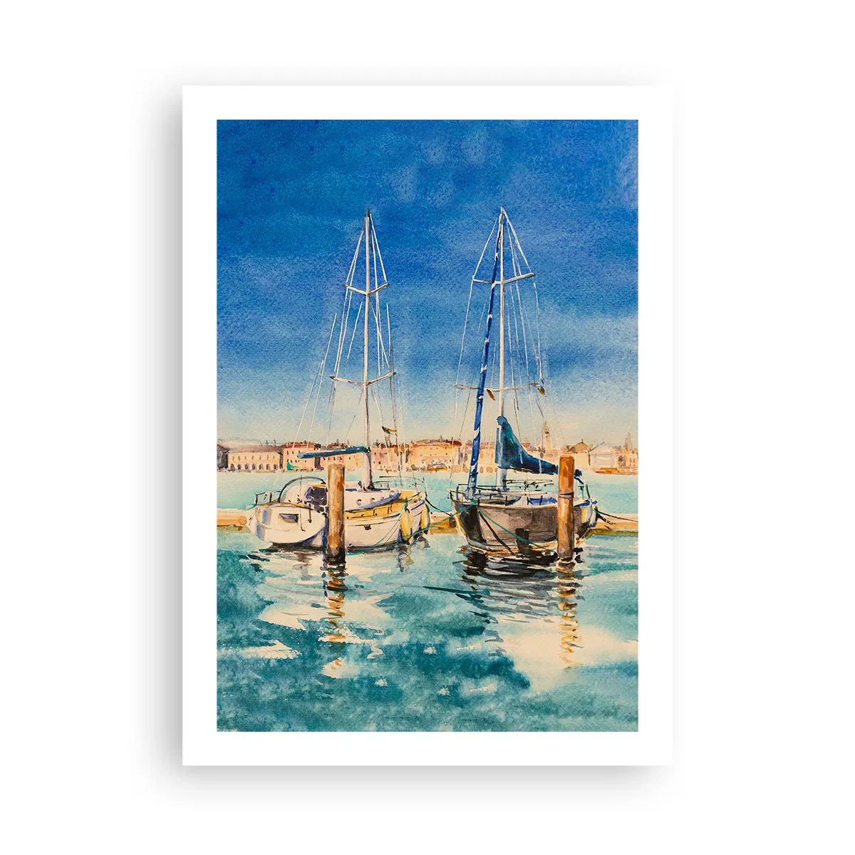Pôster - Lagoa ensolarada - 50x70 cm