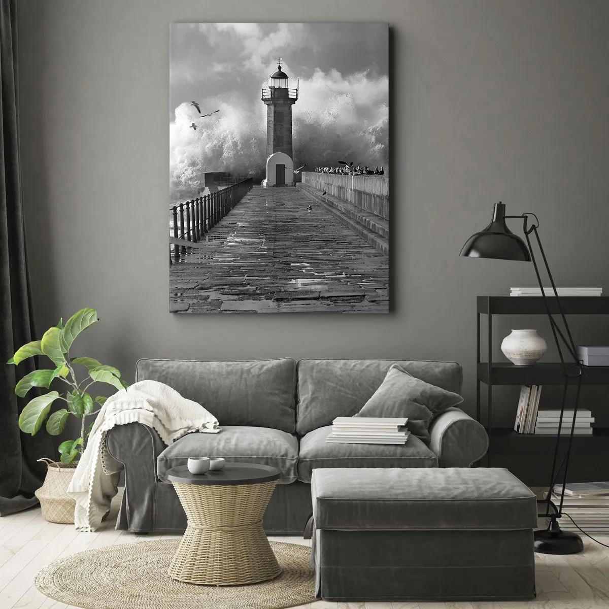 Quadro em tela - Destemida - 50x70 cm