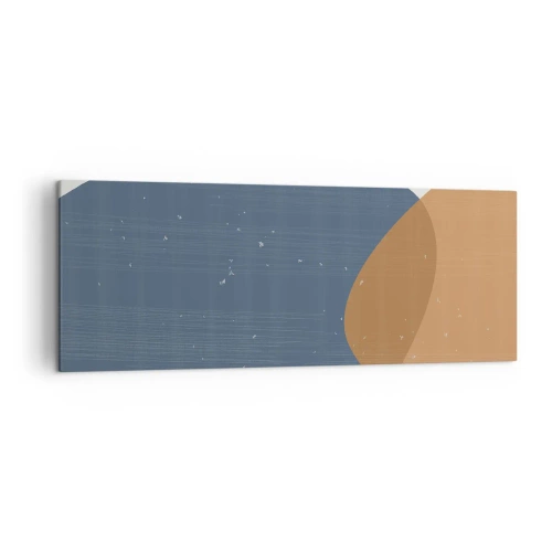 Quadro em tela - Ovais e influências - 140x50 cm