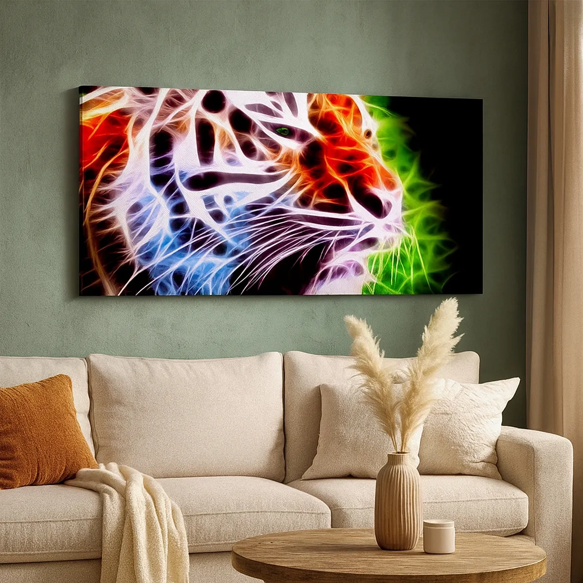 Quadro em tela - Aura perigosa - 30x30 cm