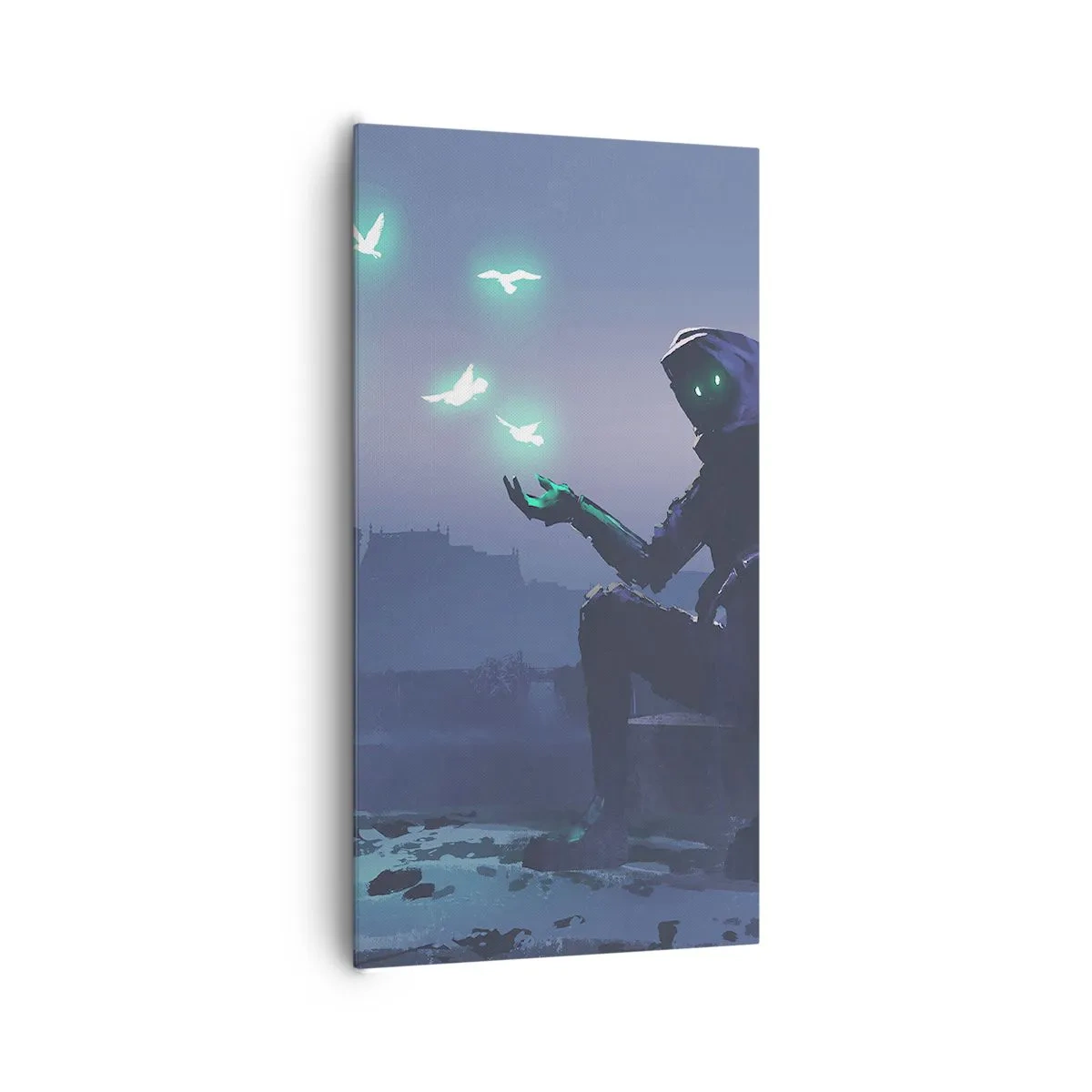 Quadro em tela - A vida vai voltar - 65x120 cm