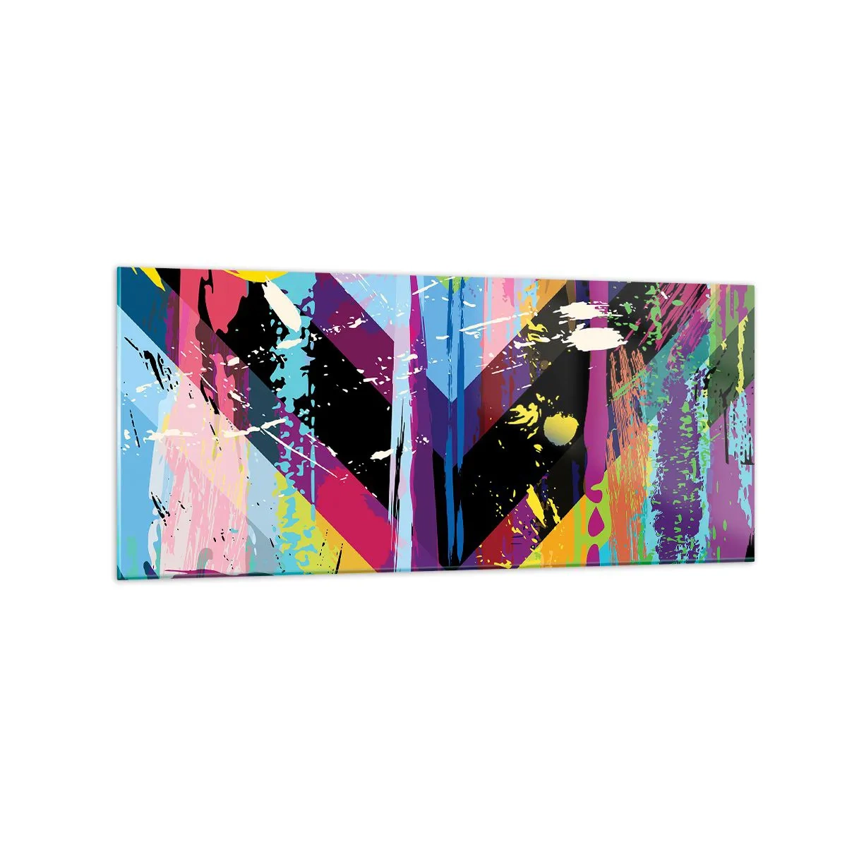 Quadro em vidro - De cima para baixo - 120x50 cm