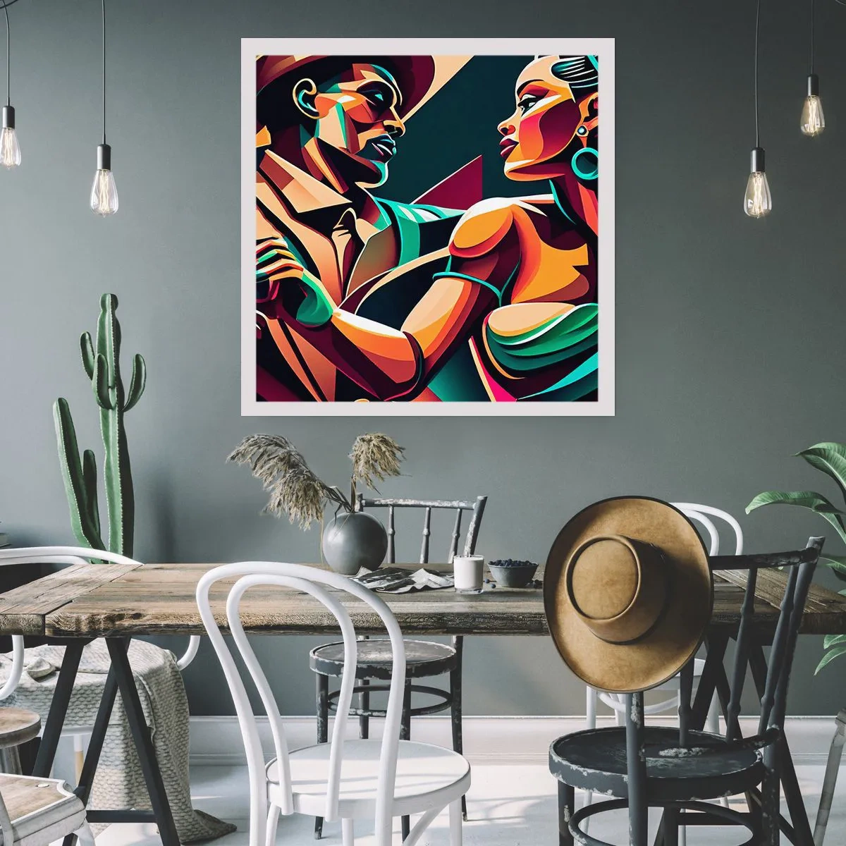 Pôster - No ritmo do coração - 30x30 cm