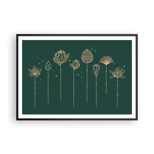 Pôster com moldura preta - A família RAMOS - 100x70 cm