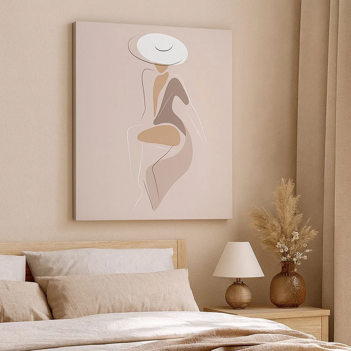 Quadro em tela - Ser uma dama - 30x30 cm