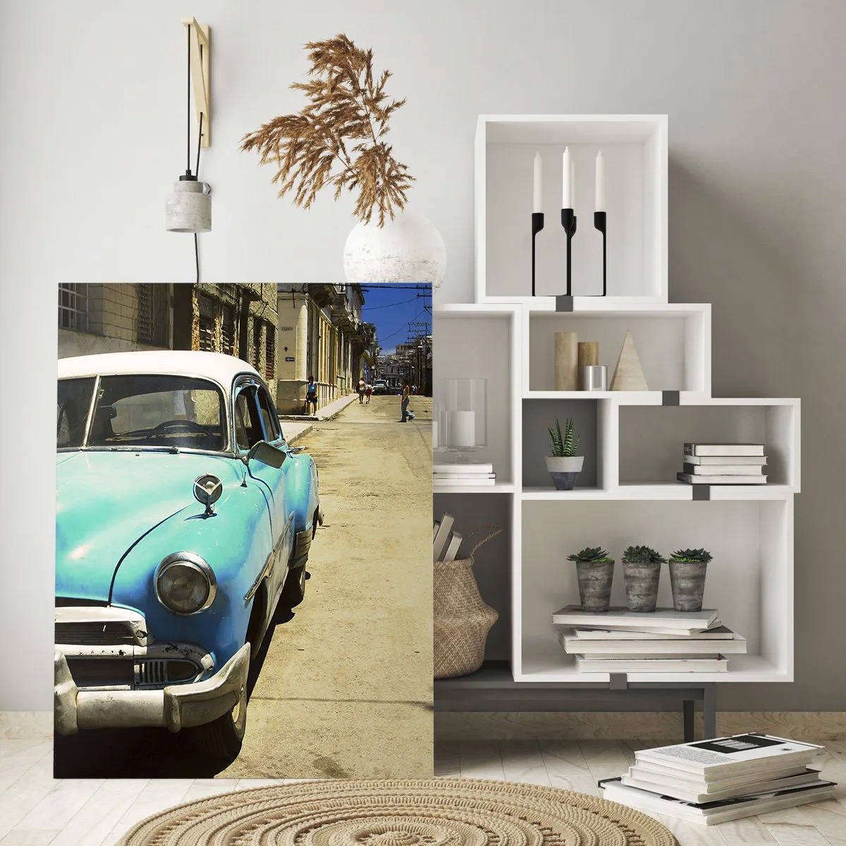 Quadro em vidro - Evviva Cuba! - 50x70 cm