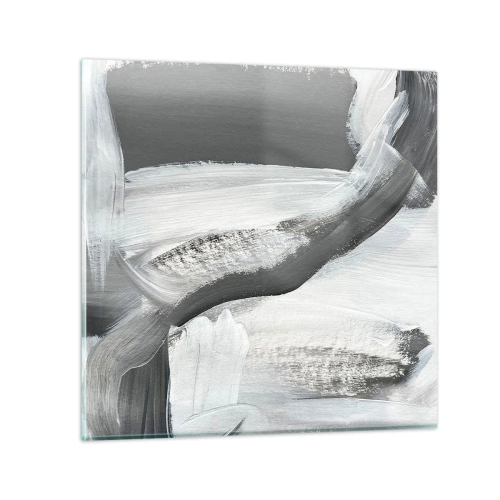 Quadro em vidro - Um movimento decisivo - 40x40 cm