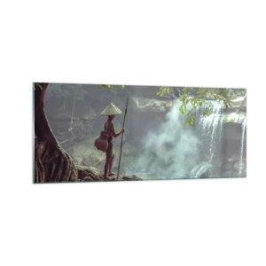 Quadro em vidro - Amigo da natureza - 100x40 cm