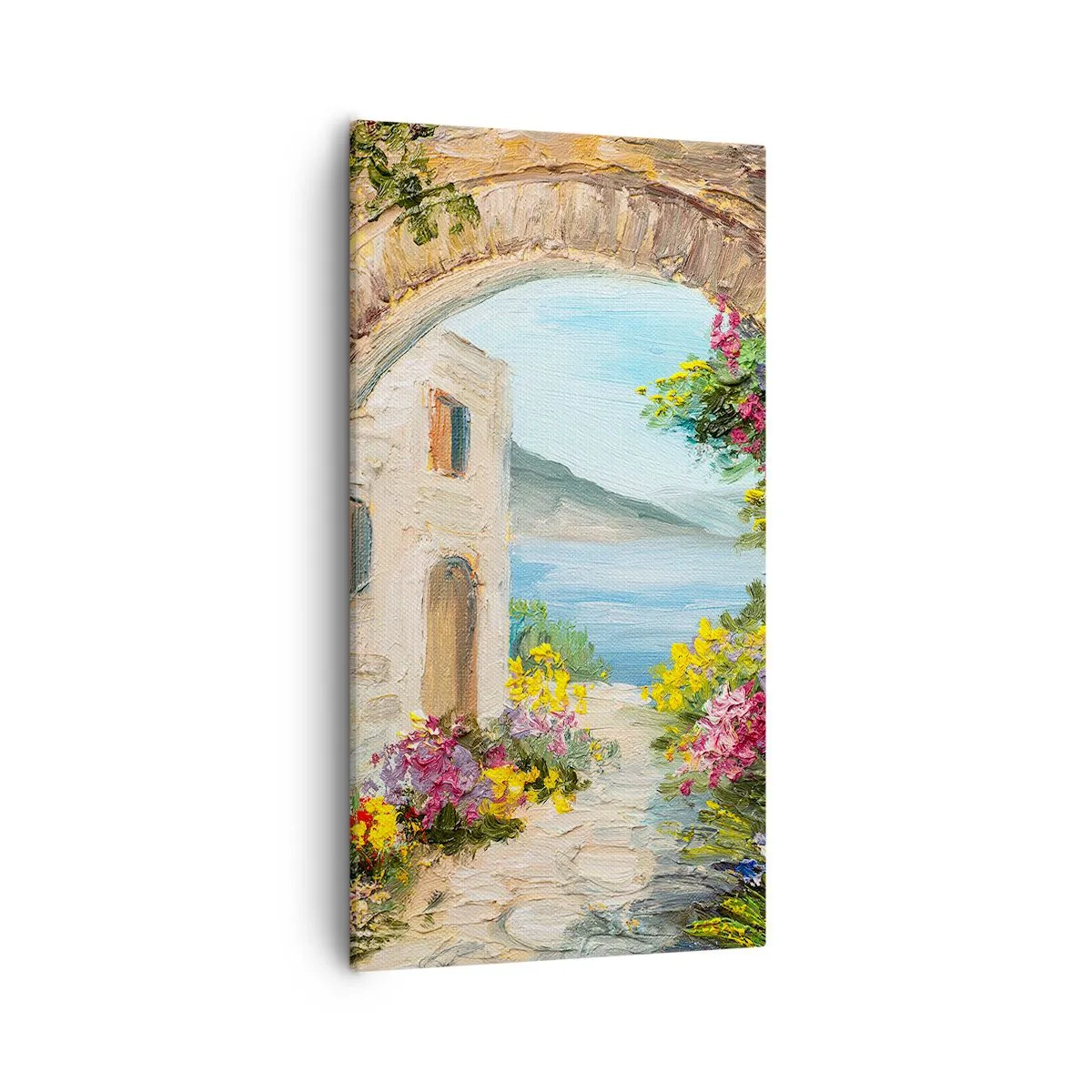 Quadro em tela - O encanto da província costeira - 55x100 cm