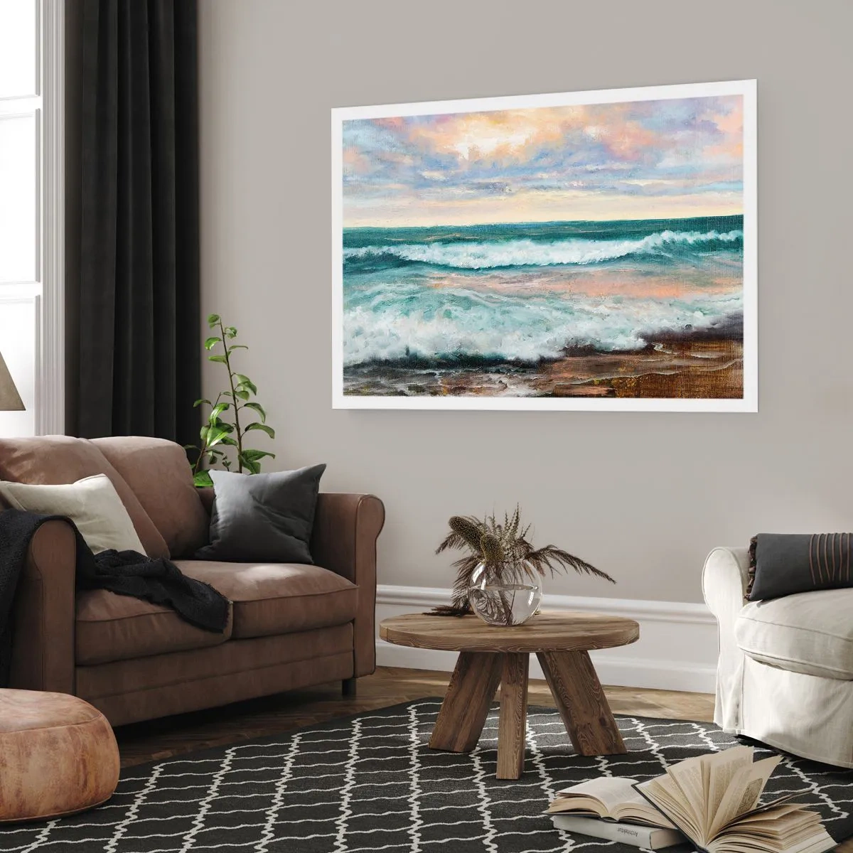 Pôster - Aqui suavizas a alma - 50x40 cm