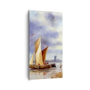 Quadro em tela - O regresso dos marinheiros - 65x120 cm