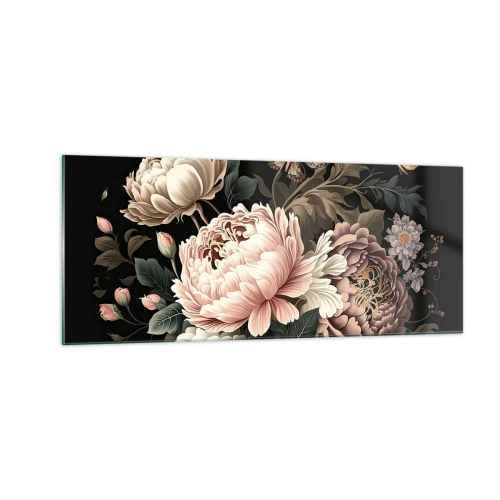 Quadro em vidro - Em estilo barroco - 100x40 cm