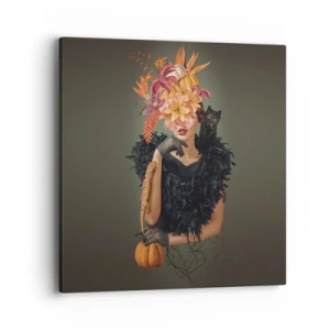 Quadro em tela - O feitiço da bruxa - 40x40 cm