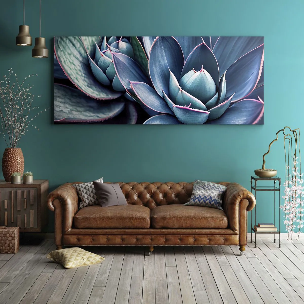 Quadro em tela - Força vital - 100x40 cm