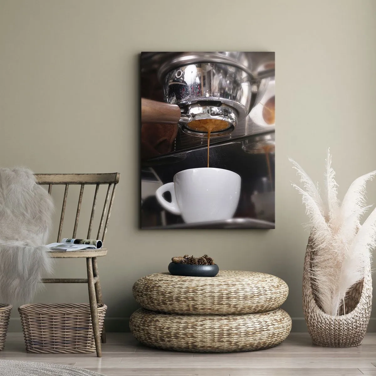 Quadro em tela - Boa hora do dia - 80x120 cm