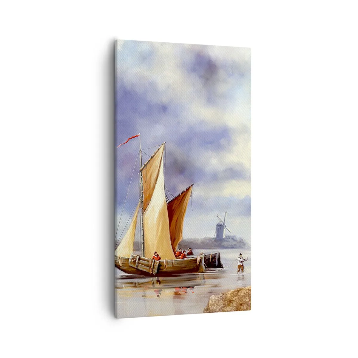 Quadro em tela - O regresso dos marinheiros - 55x100 cm