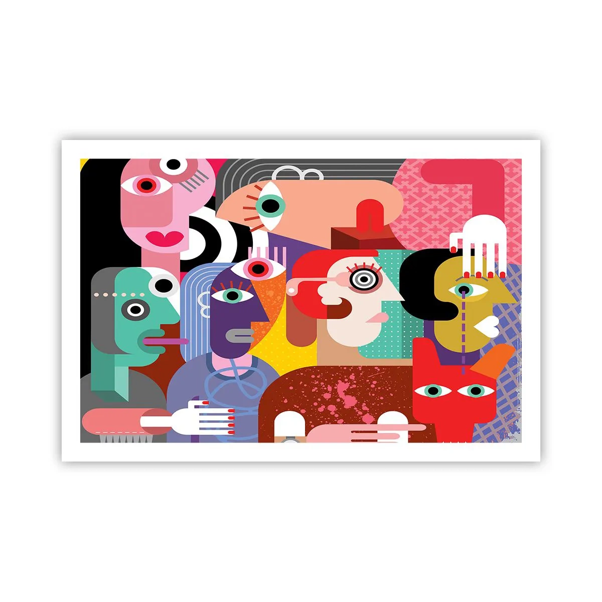 Pôster - Viemos da parte do Sr. Picasso - 91x61 cm