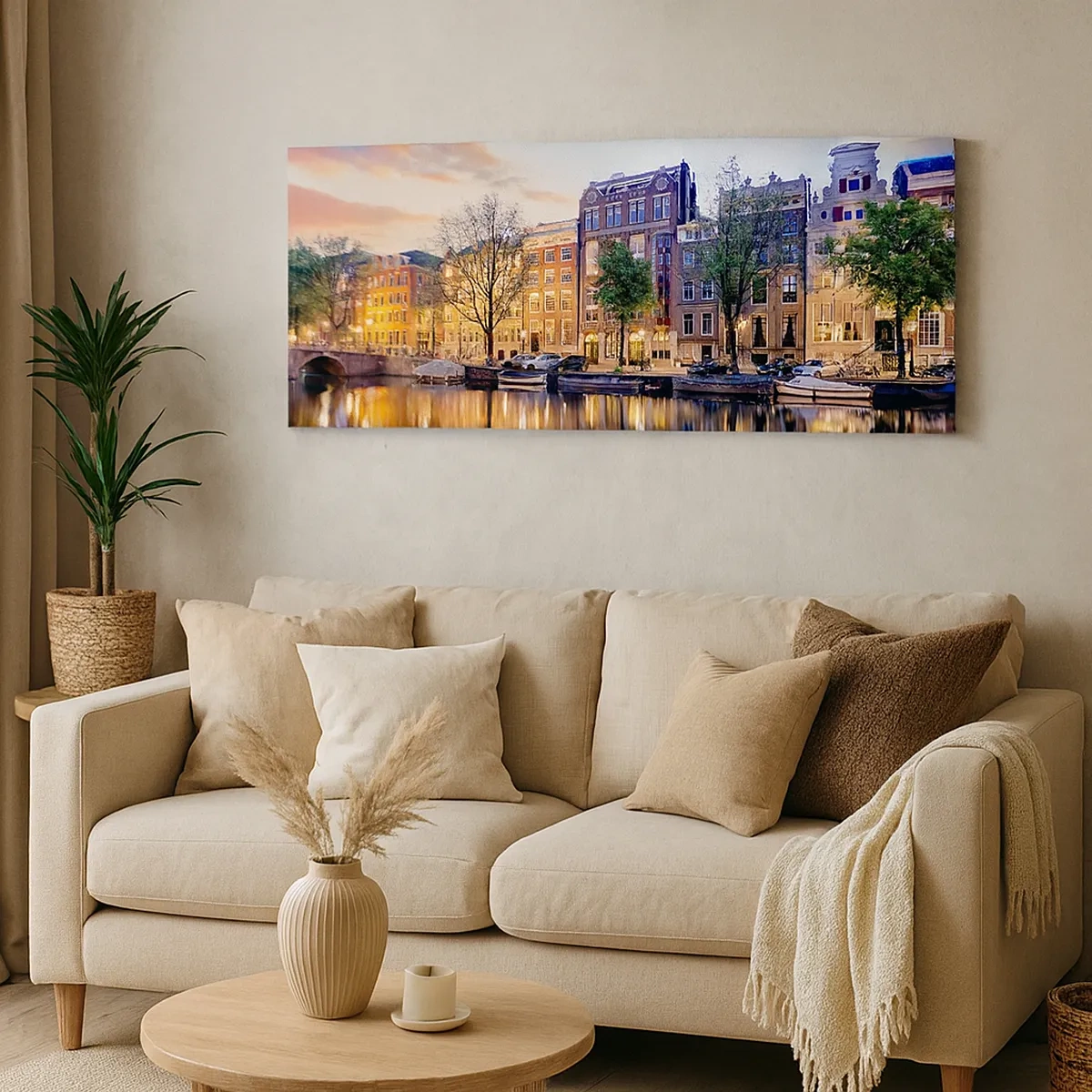 Quadro em tela - Beleza holandesa contida e calma - 30x30 cm