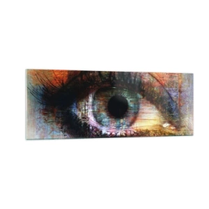Quadro em vidro - Pode olhar para a alma - 140x50 cm
