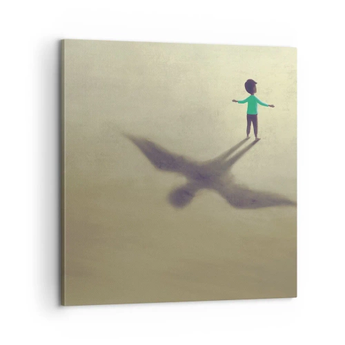 Quadro em tela - Herói do futuro - 60x60 cm
