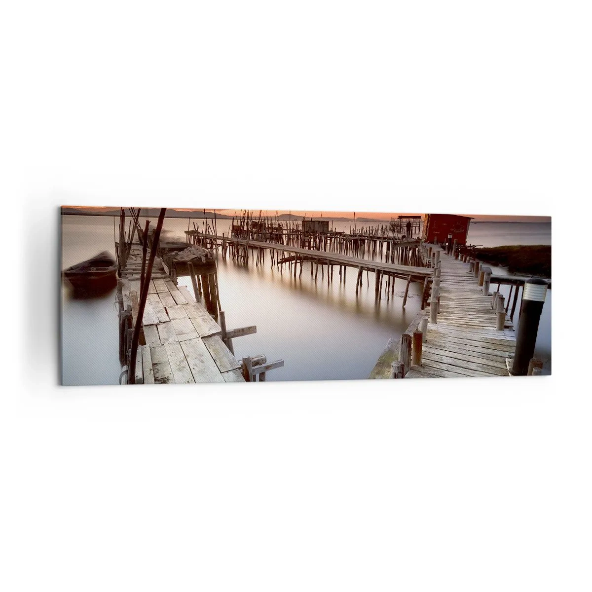 Quadro em tela - Turismo autêntico, não fictício - 160x50 cm