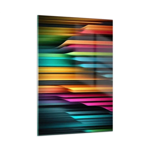 Quadro em vidro - Um órgão de luz - 50x70 cm